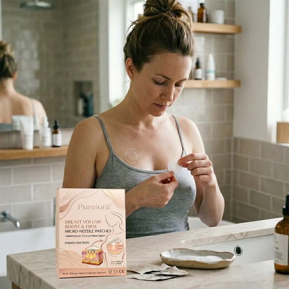 【Official Flagship Store】Purelora® Targeted Breast Enhancement Advanced Nano Microneedle Patch