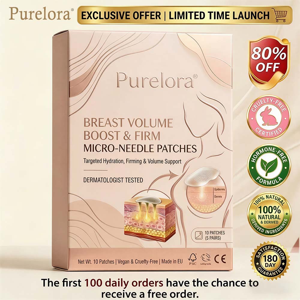 Purelora skincare patch retail package