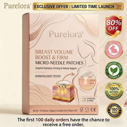 【Official Flagship Store】Purelora® Targeted Breast Enhancement Advanced Nano Microneedle Patch