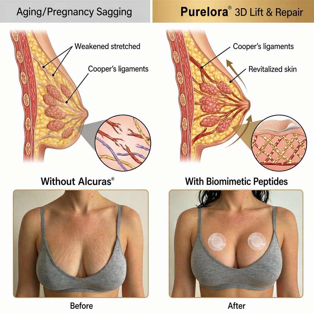 【Official Flagship Store】Purelora® Targeted Breast Enhancement Advanced Nano Microneedle Patch