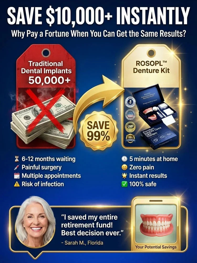 【Best-Selling in the US】Premium Medical Denture Set