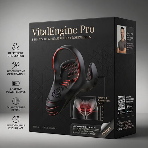 VitalEngine Pro-The #1 5-in-1 at-home trainer that reverses ED &amp; PE with advanced precision