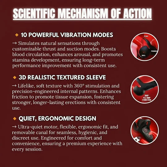 VitalEngine Pro vibration modes and textured design