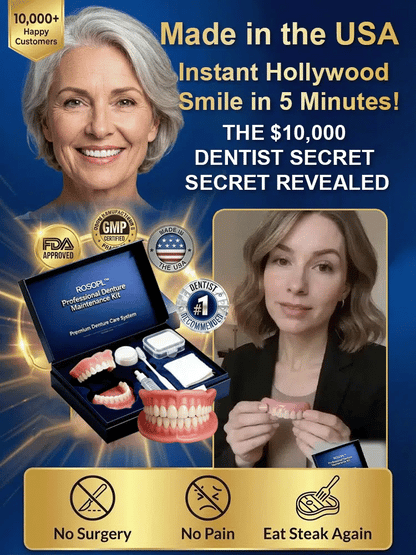 【Best-Selling in the US】Premium Medical Denture Set