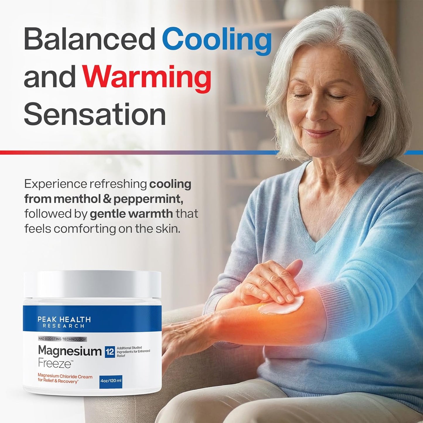 MagnesiumFreeze cooling and warming topical magnesium cream
